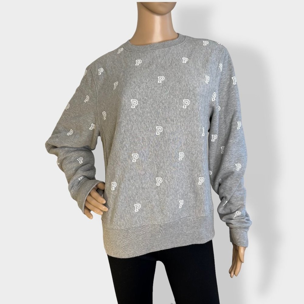 Victoria's Secret Pink Grey College Crew